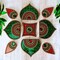 Diwali Acrylic Rangoli Set Decorative Pooja Floor Rangoli with Studded Stones Indian Traditional Multicolor Handmade Reusable Rangoli Set Festive Home Decor Housewarming Gift